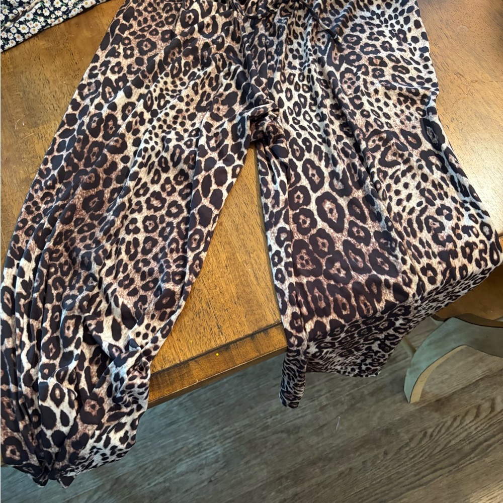 Leopard Print Pants
